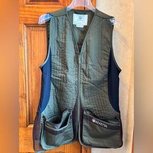 Beretta Silver Pigeon Evo Shooting Vest XL Green/Brown PRISTINE